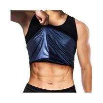 Colete De Sauna De Suor Masculino Cintura Trainer Emagrecimento Corpo Shaper Calor Armadilha Perda