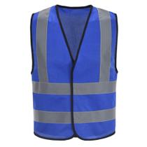 Colete de segurança AYKRM Blue Reflective Small