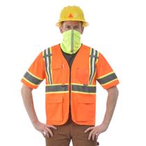Colete de segurança AYKRM Glow Class 3 Two Tone Orange Hi Vis unissex