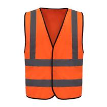 Colete de segurança AYKRM Orange Reflective ANSI Classe 2 Médio