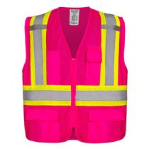 Colete de segurança KAYGO Refletivo de Alta Visibilidade KG0100 Rosa L Colete de segurança KAYGO Refletivo de Alta Visibilidade KG0100 Rosa L