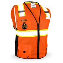 Colete de segurança KwikSafety BIG KAHUNA Class 2 ANSI OSHA Orange 2XL