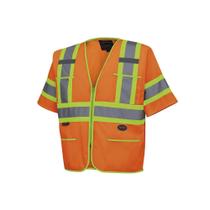 Colete de segurança Pioneer Hi Vis com manga para homens e mulheres de classe 3