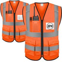 Colete de segurança TICONN 2PK Orange 3XL Classe II Mesh