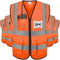 Colete de segurança TICONN 5PK Orange 2XL ANSI Class II