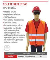 Colete de Sinalizacao Laranja /br Intei Colete de Sinalizacao Laranja /br Intei