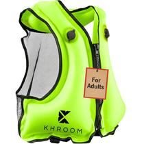 Colete de Snorkel Inflável Khroom V2 Amarelo com Dupla Câmara Colete de Snorkel Inflável Khroom V2 Amarelo com Dupla Câmara