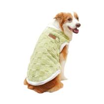 Colete De Suéter De Fleece Polar Quente Para Cães De Porte Médio a Grande, Roupas Para Animais De