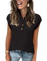 Colete de suéter IECCP, moderno, decote em V, botão sem mangas para mulheres