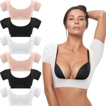 Colete de suor nas axilas Handepo para mulheres e meninas, 6 unidades (L)