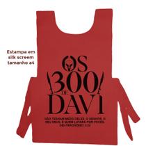 Colete de TNT - Os 300 de Davi Vermelho - 100 Unidades