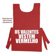 Colete de TNT - Os Valentes Vestem Vermelho - 100 Unidades Colete de TNT - Os Valentes Vestem Vermelho - 100 Unidades