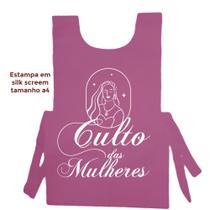 Colete de TNT Rosa - Culto das Mulheres - 100 Unidades