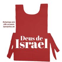 Colete de TNT Vermelho - Deus de Israel - 100 Unidades
