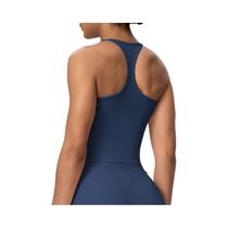Colete De Yoga Feminino Antichoque Em Formato I, Respirável, Sem Costas, Com Alças Finas, Top