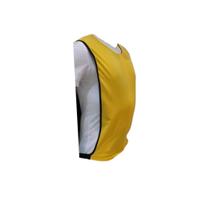 Colete Duplaface Para Futebol Treinamento 1 Amarelo x Preto Colete Duplaface Para Futebol Treinamento 1 Amarelo x Preto