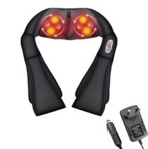 Colete Elétrico Shiatsu Pescoço Massageador Cervical Ombros Lombar