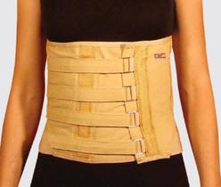 Colete em brim putti baixo barbatana aço m