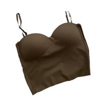Colete Esportivo Feminino Slim Fit - Alça Dupla, Cor Sólida Colete Esportivo Feminino Slim Fit - Alça Dupla, Cor Sólida