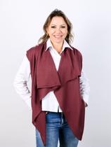 Colete feminino, frente em ponta Colete feminino, frente em ponta