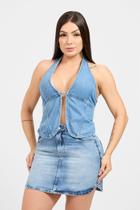 Colete Feminino Jeans - Attitude