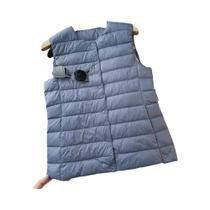 Colete Feminino Leve De Pluma Sem Mangas Quente Para Outono Inverno