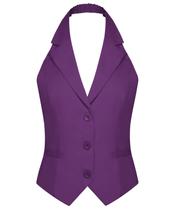 Colete feminino MINTLIMIT, elegante, casual, sem encosto, violeta, GG Colete feminino MINTLIMIT, elegante, casual, sem encosto, violeta, GG