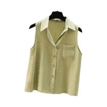 Colete Feminino Sem Mangas Com Gola Polo, Blusa Solta, Moda Coreana, Camisa Casual, Roupas Femininas Colete Feminino Sem Mangas Com Gola Polo, Blusa Solta, Moda Coreana, Camisa Casual, Roupas Femininas