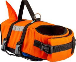 Colete Flutuador Salva-Vidas para Pets, cor laranja