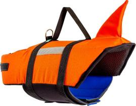 Colete Flutuador Salva-Vidas para Pets, cor laranja Colete Flutuador Salva-Vidas para Pets, cor laranja