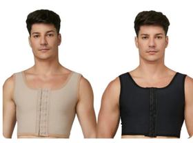 Colete ginecomastia masc curto refor em196 new fo g chocolate