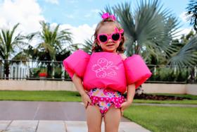 Colete infantil - boia kids pink