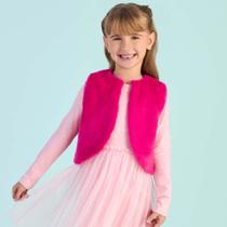 Colete Infantil Feminino Cake Shop cor Pink - Mon Sucré Colete Infantil Feminino Cake Shop cor Pink - Mon Sucré