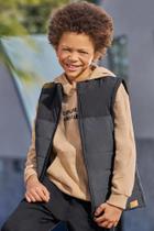 Colete Infantil Masculino Puffer Luc.boo Com Zíper 79445 Colete Infantil Masculino Puffer Luc.boo Com Zíper 79445