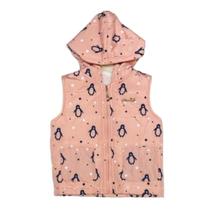 Colete Infantil Menina Pinguim