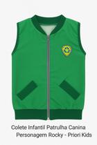 Colete Infantil Patrulha Canina Personagens Rocky, Ryder, Chase, Skye, Zuma, Rubble, Everest e Marshall Priori Kids Colete Infantil Patrulha Canina Personagens Rocky, Ryder, Chase, Skye, Zuma, Rubble, Everest e Marshall Priori Kids