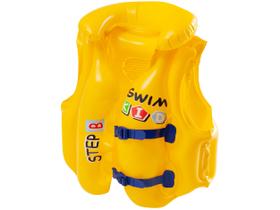 Colete Inflável Infantil Jilong Swim Kid Amarelo