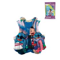 Colete Inflável Infantil Salva Vidas Disney Stitch 43x35cm Etitoys Colete Inflável Infantil Salva Vidas Disney Stitch 43x35cm Etitoys
