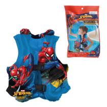 Colete Inflável Salva Vidas Marvel Spiderman Homem Aranha 43x35cm Etitoys Colete Inflável Salva Vidas Marvel Spiderman Homem Aranha 43x35cm Etitoys