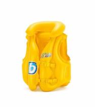 Colete inflavel swim safe abc-amarelo