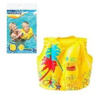 Colete Inflável Tropical Infantil 41X30Cm Bestway Amarelo