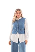 Colete Jeans Feminino Arauto Premium Denim Colete Jeans Feminino Arauto Premium Denim