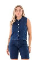 Colete Jeans Feminino Arauto Colete Jeans Feminino Arauto