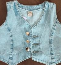Colete jeans infantil Colete jeans infantil