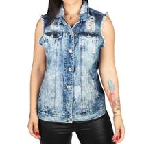 Colete Jeans Tricats Colete Jeans Tricats