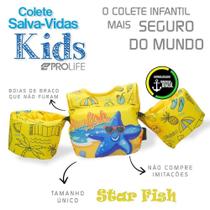 Colete kids homologado starfish - prolife