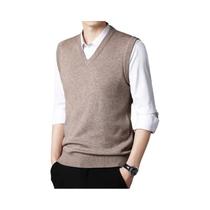 Colete Masculino Casual De Cor Sólida, Quente, Confortável E Respirável, Essencial Para Camadas Em
