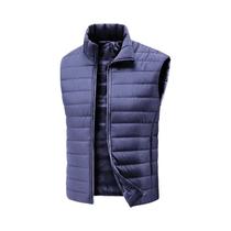 Colete Masculino Casual Sem Mangas, Jaqueta Leve Com Zíper E Bolsos, Roupa De Trabalho Quente Para Colete Masculino Casual Sem Mangas, Jaqueta Leve Com Zíper E Bolsos, Roupa De Trabalho Quente Para