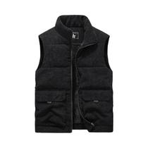 Colete Masculino De Inverno Em Fleece Quente, Estilo Militar, Sem Mangas, Gola Alta, Jaqueta Colete Masculino De Inverno Em Fleece Quente, Estilo Militar, Sem Mangas, Gola Alta, Jaqueta
