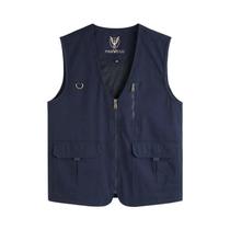 Colete Masculino De Lazer Ao Ar Livre Com Múltiplos Bolsos, Tamanho Grande 8XL, Design De Alta
